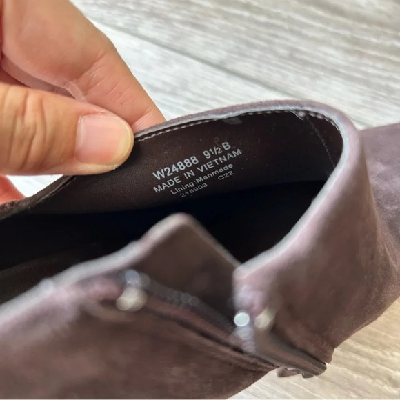 Cole Haan  Pointed Toe Chocolate Colour Suede Ankle Boots - Picture 9 of 13